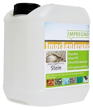 IMPREGNO Imprägnierung Stein 5 Liter Imprägniermittel Schutz fluorfrei umweltfreundlich