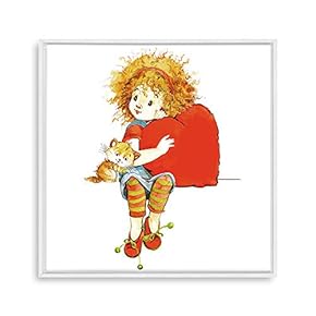 Framed Canvas Wall Art Cartoon Pattern Canvas Prints Home Artwork Decoration for Children