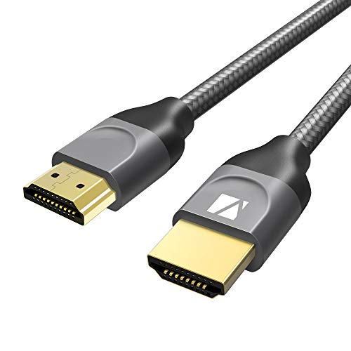 High Speed HDMI Cable, 4K HDMI Cable iVanky 6.6ft HDMI 2.0 Cable 18Gbps, 30AWG Braided HDMI Cord, Gold Plated Connectors, Ethernet/Audio Return, 4K UHD 2160p, HD 1080p, 3D, Compatible TV PC Xbox PS3/4
