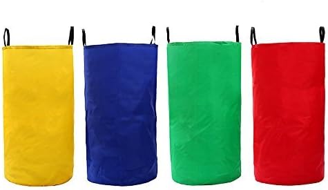GREATLOVE 4 Pcs Sack Race Bag Garden Games Hopping Jumping Outdoor Sports Party Game Kids Funny Toys