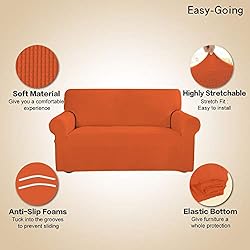 Easy-Going Stretch 4 Seater Sofa Slipcover 1-Piece