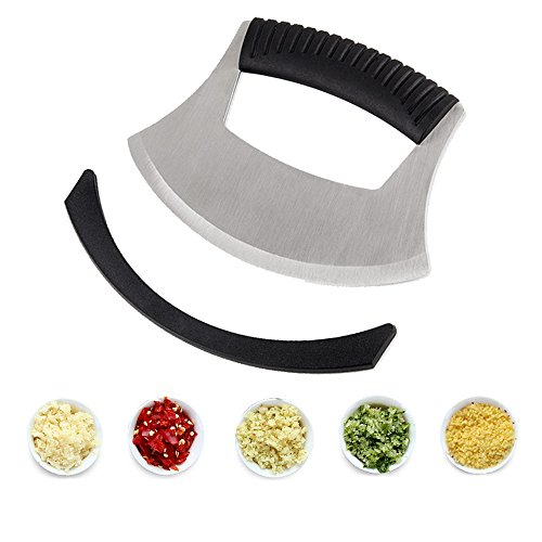 Multi-purpose Stainless Steel Pizza Cutter,Cheese Slicer, Dough Cutter with Protective Cover - Thumbnail 7