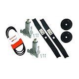 Raisman LT1000 42" Deck Rebuild Kit Replaces 130794 Deck Spindles, 134149 Mulching Blades, 144959 Deck Drive Belt, 173436 Pulleys