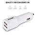 Car Charger, NOOT PRODUCTS® 3.1A / 15W 2-Port Rapid USB Car Charger with SmartQ Power Technology Made for iPhone, iPod, iPad, Samsung Galaxy, HTC, Google, Nokia, Motorola, Nexus and More
