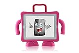 Sourcingbay Kids and Child Case Freestanding Case Rainproof Dustproof Shockproof for Ipad 2/3/4- Pink