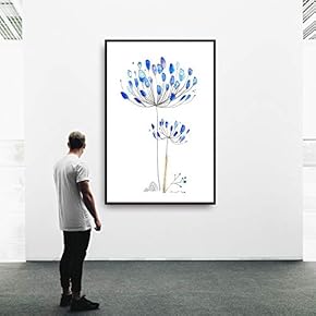 Framed Canvas Wall Art Beautiful Leaves Canvas Prints Home Artwork Decoration for Living Room,Bedroom - 16x24 inches