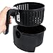 ZENY Electric Air Fryer 1500W 3.7QT Cooking Tool For Healthy Oil Free Cooking w/ Time & Temperature Control Dishwasher Safe Parts