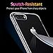 ESR Mimic Tempered-Glass Case, for iPhone 8 Plus/7 Plus, Upgraded 9H Tempered-Glass Back, Feels Like a Caseless Phone, with Soft TPU Bumper and Shock-Absorbent Corners, Clear