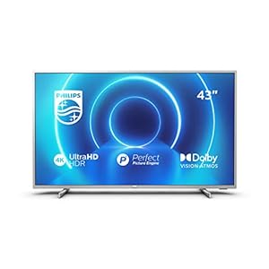 PHILIPS 43PUS7555/12 TV 108 cm, 43 inch LED TV (4K UHD, P5 Perfect Picture Engine, Dolby Vision, Dolby Atmos, HDR 10…