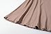 LARACE Women 3/4 Sleeve Tunic Top Loose Fit Flare T-Shirt(L, Khaki)