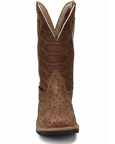 justin derrickman croc print composite toe work boots