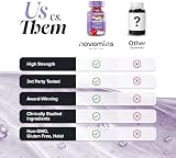 Novomins Kids Magnesium Gummies 546 mg 30 Gummies Vegan Gluten Free view 12