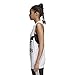 adidas Women's Trefoil Tank Top, White/Black, S