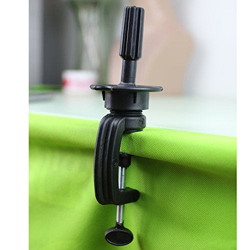 Dreambeauty Black Wig Stand Clamp Manikin Head Wig Holder Clamp for Wig