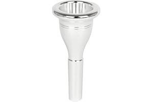PENCHEN Tuba Mouthpiece Solid Durable Brass Construction Silver Plated Musical Instrument Accessories