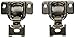 Amerock BP2811H1314 Matrix Concealed Hinge, 1-3/4in(45mm) Hole Pattern Hinge with 1/4in(6mm) Overlay - Nickel