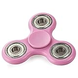 Wowstar Tri-Spinner Fidget Toy EDC Focus Toy with the New Technology Silent Soft-Closing Bearing-Pink