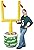 Inflatable Goal Post Cooler W/football 76in.