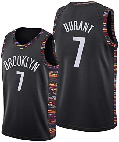 割引 男子バスケットボール用ユニフォーム 男子バスケットボールウェアブルックリン ネッツケビン デュラント 7ジャージー 夏の半袖 A Size Color M