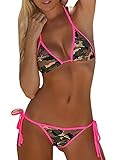 Uncinba Women's Sexy Camouflage Bikini Sets Beach Swimsuits