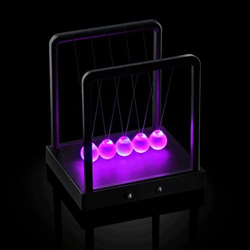 EIOO(TM) Kinetic Light Newton's Cradle Newton's cradle bumper ball pool ball ball perpetual creative desk ornaments