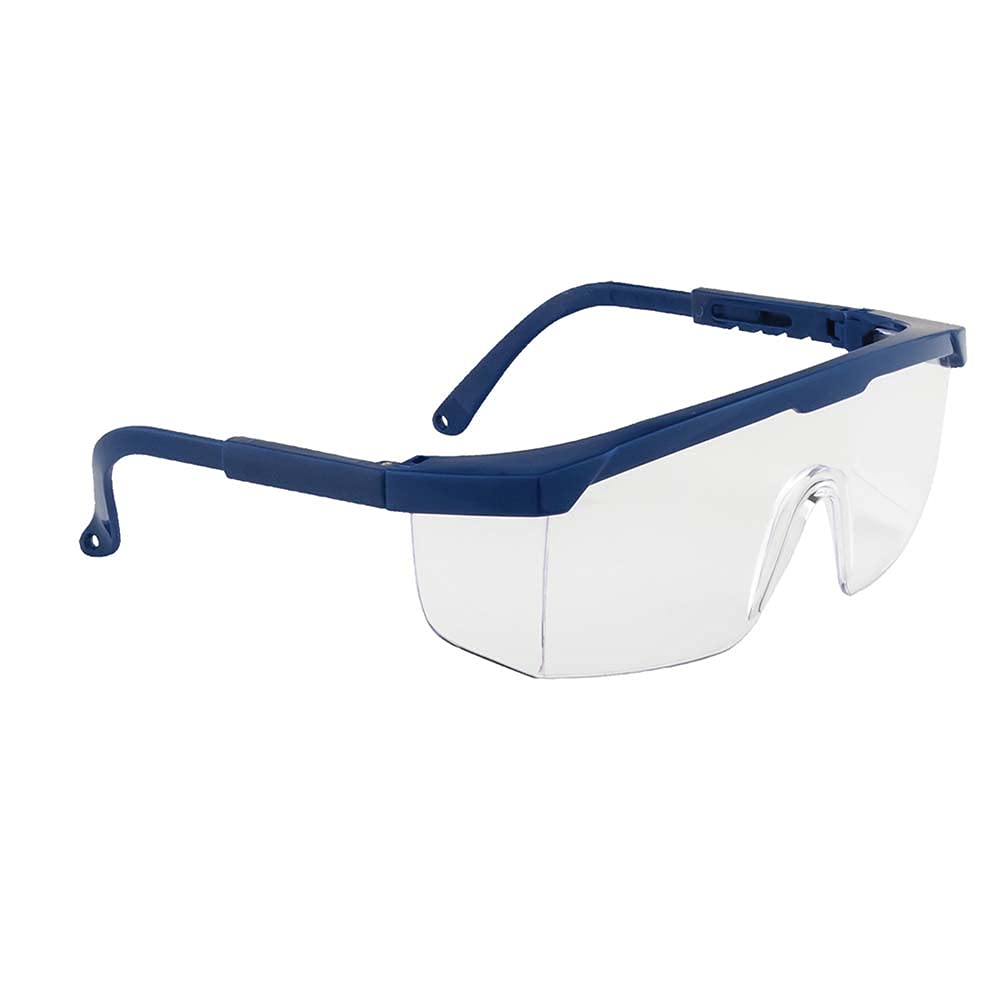 Portwest Classic Safety Spectacles, Size: One Size, Colour: Blue, PW33BLU — image 1