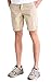 MorryOddy Men's Cotton Flat-front Short Khaki 33