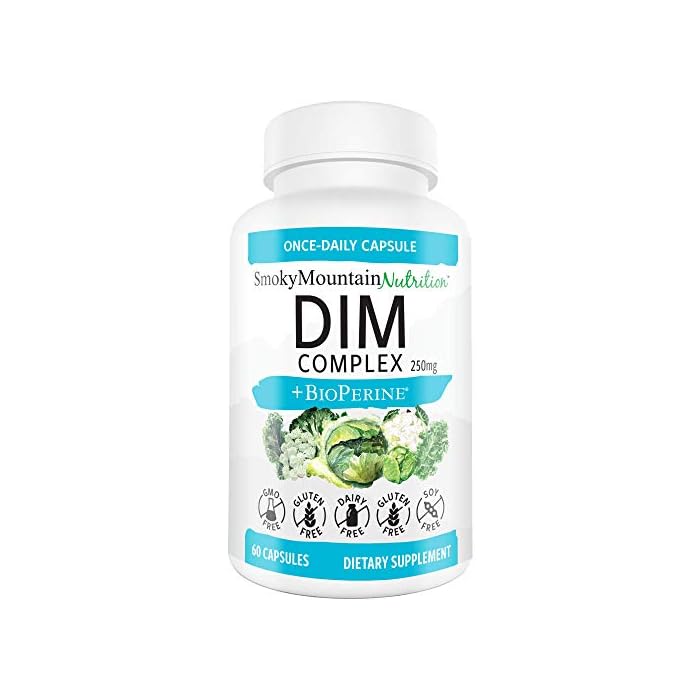DIM Supplement 250 mg | Estrogen Balance for Women | Hormone Menopause Relief, Hormonal Acne Treatment, PCOS & Estrogen…