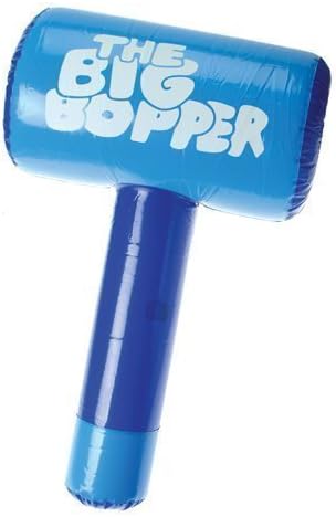Large Inflatable Vinyl Blue Big Bopper Hammer - 32" (2-Pack)