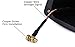 AUTOLOVER Universal Antenna Car with Blank Radio Shark Fin Antenna Shark Fin Shaped Radio Signal Decorative(Black)