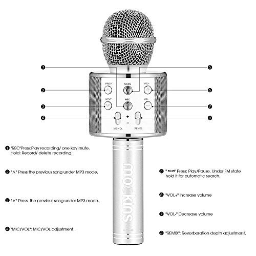 5 Mockins+Wireless+Bluetooth+MICROPHONE+Compatible