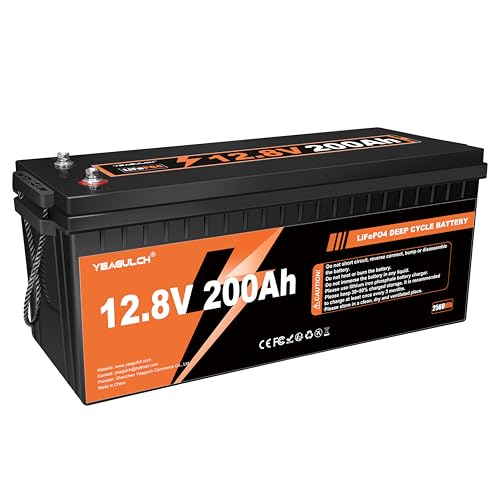 yeagulch 12V 200Ah LiFePO4 Battery