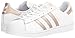 adidas Originals womens Superstar Sneaker, White/White, 7.5 US