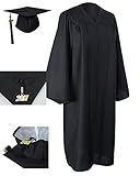 GraduationForYou Matte Graduation Gown Cap Tassel 2017