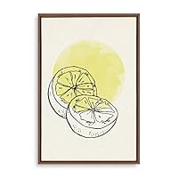 Framed Canvas Wall Art Modern Geometric Pattern Canvas Prints Home Artwork Decoration for Living Room,Bedroom - 16x24 inches