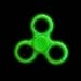Fidget Spinner for Stress Reducer, LilyBoat High Speed Spinner for ADD, ADHD, Anxiety & Boredom Luminous (GREEN TIP)