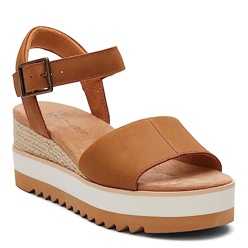 TOMS Femme Diana Wedges-sandals, Peau, 35.5 EU