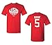 Jacted Up Tees USA Men's Basketball Kevin Durant #5 Front & Back Men's T-Shirt SHIPS FROM OHIO USA