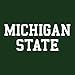 UGP Campus Apparel AS01 - Michigan State Spartans Basic Block T-Shirt - Small - Forest