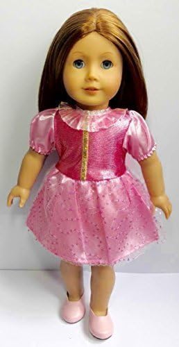 Pink Dress and Shoes for American Girl/Madame Alexander/Other 18 Inch Dolls