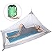 DIMPLES EXCEL Mosquito Net for Single Camping Bed - 250 Holes per Square Inch, Compact and Lightweight
