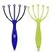 EMXGB Scalp Massager,Handheld Claw Head Massager for Deep Relaxation & Stress Reduction in The Office Home SPA. Blue and Green(2-Pack)