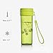 emoi 16 oz Drinking Water Bottle with Tea Infuser and Portable strap, Toddler and Kids Water Bottle for Home Office Desk, Sports, Outdoors use (H1082G)
