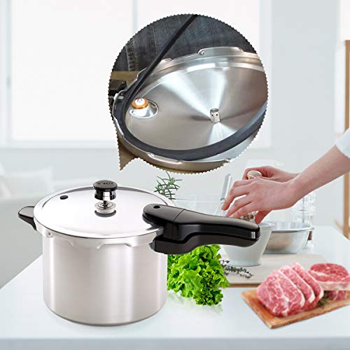 AIEVE 2 Pack Pressure Cooker Sealing Ring Silicone Gasket with Overpressure Plug Compatible with