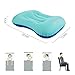 Inflatable Camping Pillow for Travel - Ultralight lightweight Compressible Comfortable Compact Portable Pillow for Sleeping Bag and Tent Storage Hiking Outdoor Air Pillows by GIOHOS - ( Blue )