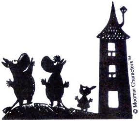 Amazon Co Jp ムーミン ウォールステッカー ハウスシルエット Mmst569 ホーム キッチン