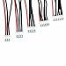 HRB 2-6S Balance Charger Silicon Cable Wire JST XH Connector Adapter Plug (10pcs 2s-6s(Each 2pcs))