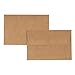 100 Pack, Size A4 Brown Kraft Paper Envelopes Self Sealing Adhesive Stationery For General, Office, Home Use - Tan - Set of 100 - 4.25 x 6.25 Inches