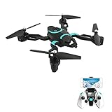ESGOT ES-Q10 RC Quadcopter 2.4GHz 6-Axis Gyro 4 Channels 2MP Camera LED Lights FPV WiFi Foldable Remote Control Drone