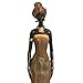 CASA FEBUS - African Woman Sculpture, Maasai Lady Figurine, Statue Decor Collectible Art Piece 4